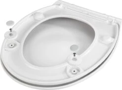 WENKO WC Bril Gubbio - Antibacterieel Wit Duroplast - Easy-Close Sluiting - Fix-Clip Bevestiging In RVS - Belastbaar Tot 350 Kg - Toiletbril - Toiletzitting -Woonwinkel 1200x885 4