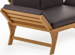 Loungebank Tuin FSC Antraciet – Makkelijk Verstelbaar Lounge Bank Balkon – Tuinbank Lounge Hardhout FSC – Perfecthomeshop -Woonwinkel 1200x887