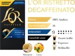 L'OR Espresso Ristretto Decaffeinato - Intensiteit 9/12 - 10 X 10 Capsules -Woonwinkel 1200x889 7
