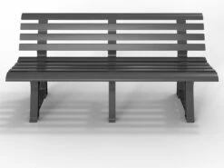 Casaria Tuinbank Orchidea – Kunststof/240kg Belastbaar – Antraciet -Woonwinkel 1200x897