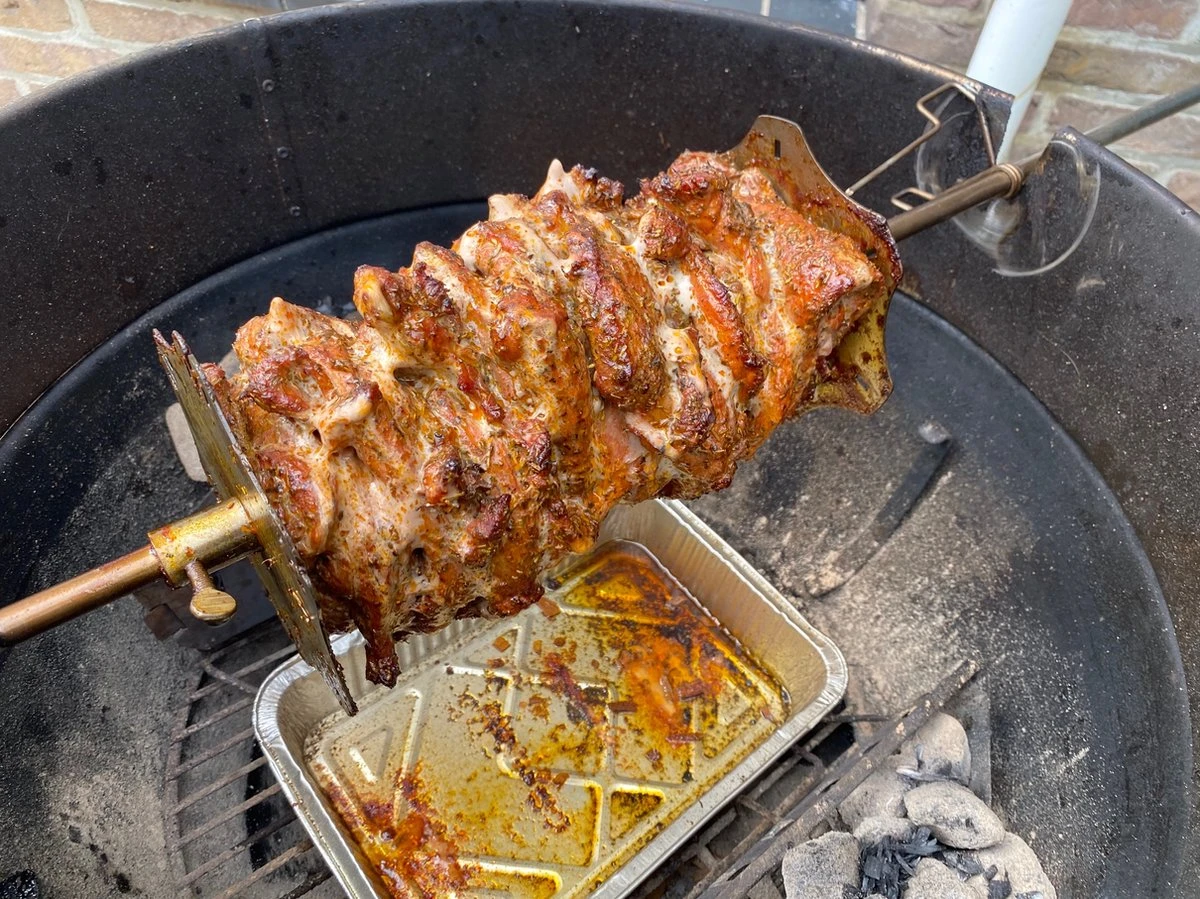 BBQ Rotisserie Kebab Spiezen Set (universele Set Geschikt Voor De Meeste Rotisseries / BBQ Spitten) 13 BBQ Rotisserie Kebab Spiezen Set (universele Set Geschikt Voor De Meeste Rotisseries / BBQ Spitten) - Afbeelding 11