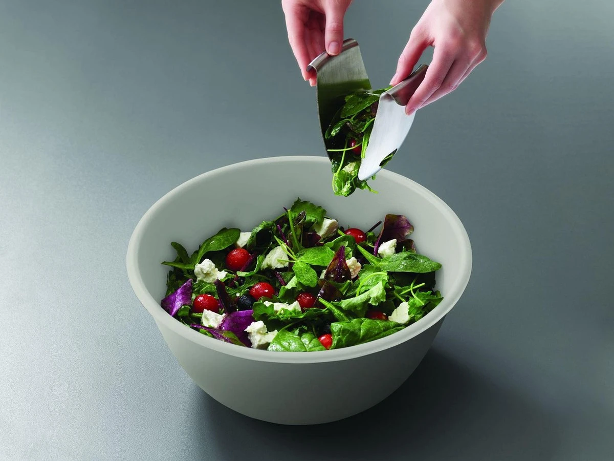 Joseph Joseph - Uno Saladeschaal - Met Saladebestek 8 Joseph Joseph - Uno Saladeschaal - Met Saladebestek - Afbeelding 6