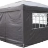 Garden Royal Partytent 3x3m Easy Up Grijs Met 4 Zijwanden -Woonwinkel 1200x904