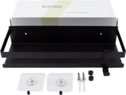 Doucherek Zwart 30 CM - Badkamer Rekje Douche - Zonder Boren - Douchemandje -Woonwinkel 1200x908 1