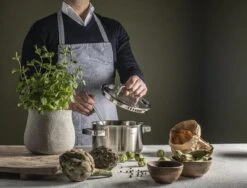 Sola Pannenset Juvia - 4 Delig - Ø 16,16,18,20 Cm - Zilver - RVS - Sandwichbodem -Woonwinkel 1200x911 5