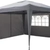 Garden Royal Partytent 3x3m Easy Up Grijs Met 2 Zijwanden -Woonwinkel 1200x915 2
