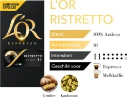L'OR Espresso Ristretto (11) - 10 X 10 Koffiecups -Woonwinkel 1200x921 3