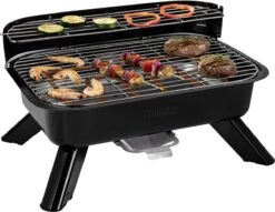 Princess 112252 Hybride Barbecue – Elektrische BBQ - Tafelmodel - 2000W - 44x 29cm - Gebruik Elektrisch Of Met Kolen -Woonwinkel 1200x930