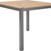 NATERIAL - Tuintafel Vierkant ORIS - 4 Personen - Houten Tafel 90x90 Cm - Aluminium - Met Houten Blad - Eucalyptus -Woonwinkel 1200x945