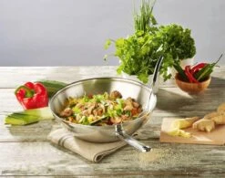 Demeyere Wok - Ø 30 Cm - Vlakke Bodem 11 Demeyere Wok - Ø 30 Cm - Vlakke Bodem -Woonwinkel 1200x946