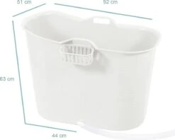 Zitbad Voor Volwassenen - Bath Bucket - Wit - 200L 21 Zitbad Voor Volwassenen - Bath Bucket - Wit - 200L -Woonwinkel 1200x962 1