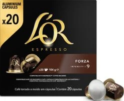 L'OR Espresso Forza Koffiecups - Intensiteit 9/12 - 10 X 20 Capsules -Woonwinkel 1200x975 1