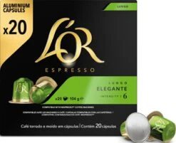 L'OR Lungo Elegante Koffiecups - Intensiteit 6/12 - 10 X 20 Capsules -Woonwinkel 1200x975 2
