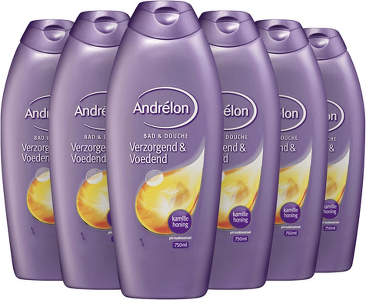 Andrélon 2in1 Bad & Douchegel - 6 X 750 Ml - Voordeelverpakking 3 Andrélon 2in1 Bad & Douchegel - 6 X 750 Ml - Voordeelverpakking