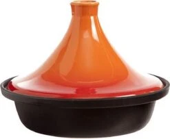 Cosy & Trendy Tajine Zwart / Oranje - Gietijzeren Schaal - Ø25cm - Geschikt Voor Inductie 8 Cosy & Trendy Tajine Zwart / Oranje - Gietijzeren Schaal - Ø25cm - Geschikt Voor Inductie -Woonwinkel 1200x986 4