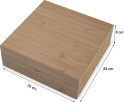 Theedoos Van ZENZYTEA® - Bamboe - Theedoos 9 Vaks - Inclusief 3 Theeblikken Voor Losse Thee - Geschikt Voor Grote & Kleine Theezakjes - Vierkant - Grote Vakken - Luxe Verpakking - Cadeau 15 Theedoos Van ZENZYTEA® - Bamboe - Theedoos 9 Vaks - Inclusief 3 Theeblikken Voor Losse Thee - Geschikt Voor Grote & Kleine Theezakjes - Vierkant - Grote Vakken - Luxe Verpakking - Cadeau -Woonwinkel 1200x990 3