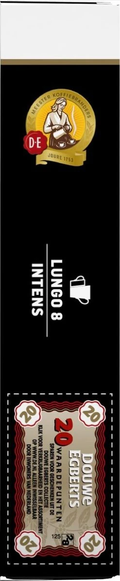 Douwe Egberts Lungo Intens Koffiecups - Intensiteit 8/12 - 10 X 20 Capsules -Woonwinkel 249x1200 1