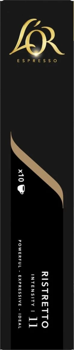 L'OR Espresso Ristretto (11) - 10 X 10 Koffiecups -Woonwinkel 255x1200