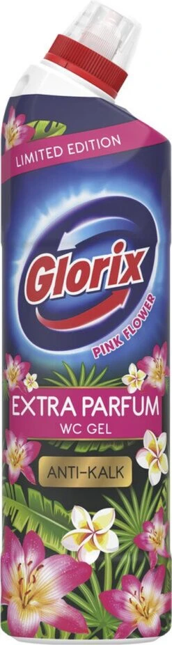 Glorix WC Powergel Toiletreiniger Pink Flower - 6 X 750 Ml - Voordeelverpakking -Woonwinkel 320x1200 1