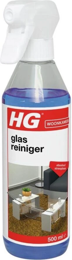 HG Glasreiniger - 500ml - 100% Streeploze Glans - Snel Droog -Woonwinkel 334x1200