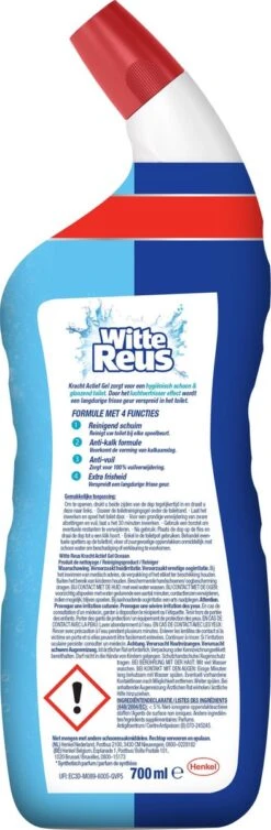 Witte Reus Toiletreiniger - Kracht Actief Gel Oceaan - Voordeelverpakking 10 X 700ml -Woonwinkel 393x1200 2