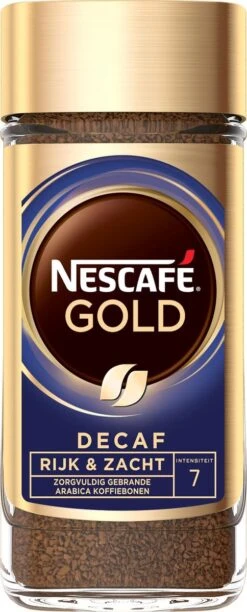 Nescafé Gold Decafé Oploskoffie - 6 Potten à 100 Gram -Woonwinkel 484x1200 3