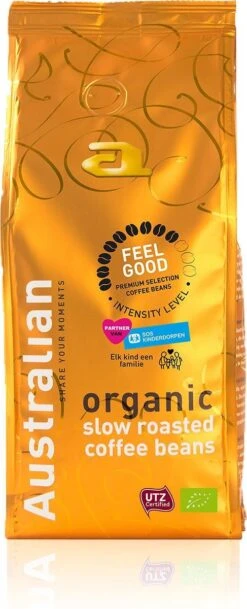 Australian Coffee Beans Feel Good -4 X 500 Gram- UTZ Organic