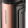 Lock&Lock Thermoskan - Isoleerkan - Thee En Koffie - Lekvrij - 1,5 Liter - RVS - Inklapbaar Handvat - Koper Roze -Woonwinkel 495x1200