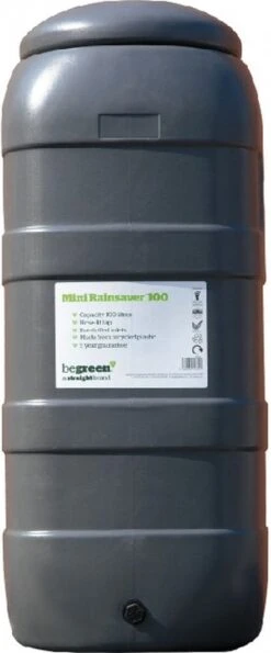 Harcostar Rainsaver Regenton 100 Liter Antraciet Met Vulautomaat En 3 Delige Voet -Woonwinkel 498x1200