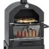 MaxxGarden Pizza Oven Buiten - Houtskool – Incl. Pizzasteen - 45x65x158cm