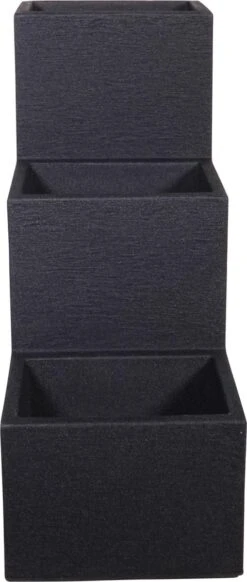 4gardenz Stone Trapsgewijs Plantenbak Voor Buiten 27x60x60 Cm - Grijs -Woonwinkel 509x1200