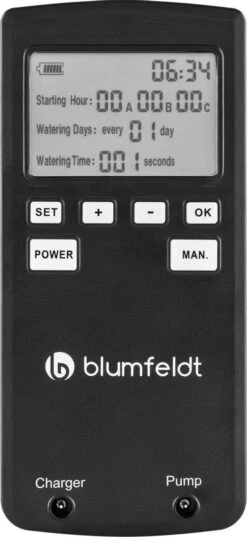 Blumfeldt Greenkeeper Automatisch Bewateringssysteem - Besproeiingscomputer - Druppelsysteem - Bewateringsautomaat Ideaal Tijdens Vakantie - Voor 60 Potplanten -Woonwinkel 552x1200