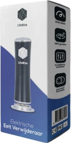 LifeWise Elektrische Eelt Verwijderaar - Voetvijl - 60 Vervangbare Schuurpads - Netstroom Adapter -Woonwinkel 596x1200