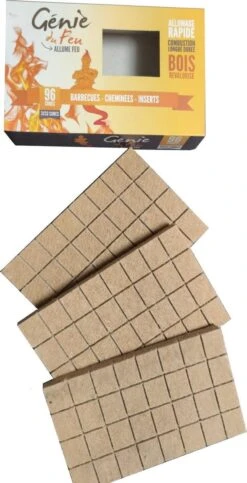 Genie Du Feu Aanmaakblokjes Bruin - 1344 Stuks - Voordeel Verpakking -Woonwinkel 614x1200