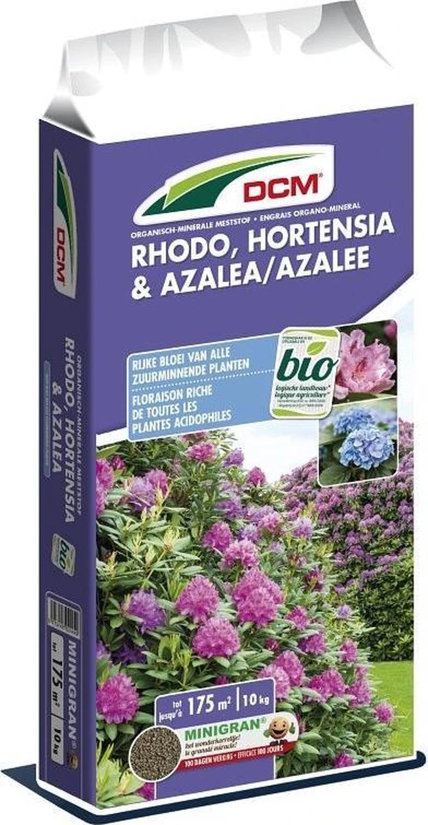 DCM Bemesting Voor Azalea-rhodo En Hortensia 10kg 3 DCM Bemesting Voor Azalea-rhodo En Hortensia 10kg