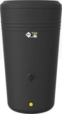 Elho Green Basics Regenton - Regenton - Living Black - Buiten - 200 Liter -Woonwinkel 651x1200 1