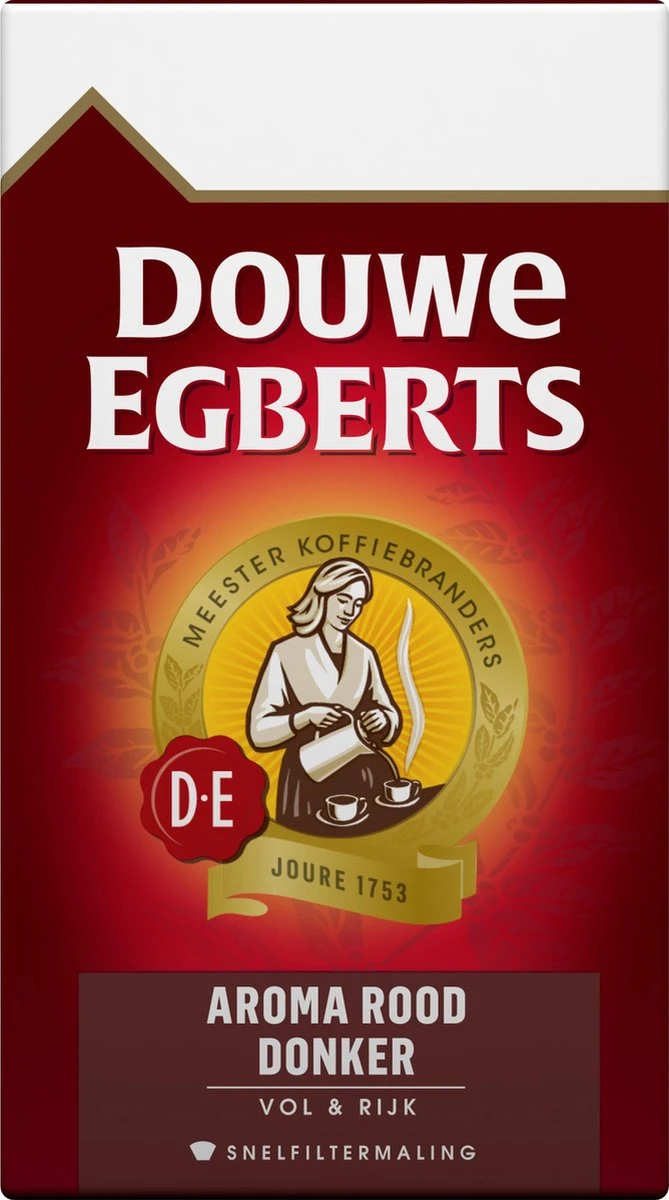 Douwe Egberts Aroma Rood Donker Filterkoffie - 6 X 500 Gram 8 Douwe Egberts Aroma Rood Donker Filterkoffie - 6 X 500 Gram - Afbeelding 7