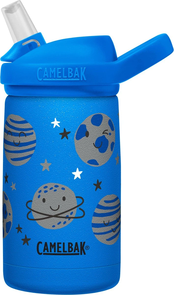 CamelBak Eddy+ Kids SST Vacuum Insulated - Isolatie Drinkfles - 350 Ml - Blauw (Space Smiles) 5 CamelBak Eddy+ Kids SST Vacuum Insulated - Isolatie Drinkfles - 350 Ml - Blauw (Space Smiles) - Afbeelding 3