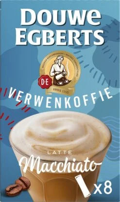 Douwe Egberts Verwenkoffie Latte Macchiato Oploskoffie - 5 X 8 Zakjes -Woonwinkel 713x1200 1