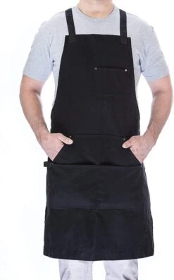 BBQ Schort - Professioneel - Schort - Zwart - Keukenschort - Kwaliteit - Garantie - 68 Cm X 86 Cm -Woonwinkel 746x1200 2