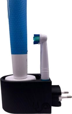 Plugware Oral-B Elektrische Tandenborstelhouder- Opzetborstelhouder - Zwart - Kabelloos Opladen - Badkamer Accessoires - Zonder Boren -Woonwinkel 756x1200 1
