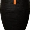 Capi Europe - Vaas Elegant Deluxe Rib NL - 56x84 - Zwart - Voor Binnen En Buiten - KBLR1132 2 Capi Europe - Vaas Elegant Deluxe Rib NL - 56x84 - Zwart - Voor Binnen En Buiten - KBLR1132 -Woonwinkel 767x1200
