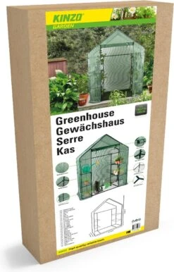 Kinzo Garden - Plastic Broeikas - Serre Van Meerdere Verdiepingen - 143 X 73 X 195 - Groen 15 Kinzo Garden - Plastic Broeikas - Serre Van Meerdere Verdiepingen - 143 X 73 X 195 - Groen -Woonwinkel 768x1200
