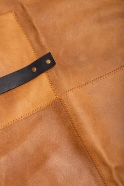 Leren Schort – Soepel Licht Bruin Leer - Barbecueschort - Kokschort - Kookschort – Keukenschort Man – 81 X 56 Cm -Woonwinkel 800x1200 71