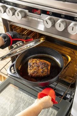 Smile 10-Delige Pannenset - Anti Aanbaklaag - Vaatwasser Bestendig - Zwart - MGK-17 20 Smile 10-Delige Pannenset - Anti Aanbaklaag - Vaatwasser Bestendig - Zwart - MGK-17 -Woonwinkel 800x1200 93