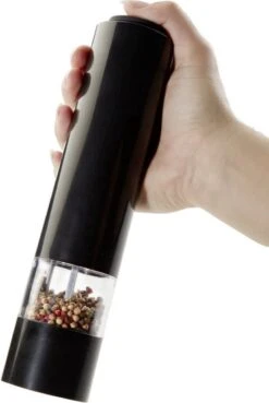 IGOODS Keramiek Elektrische Pepermolen En Zoutmolen - Pepermolen - Zoutmolen - 2 Stuks- Wit -Woonwinkel 804x1200