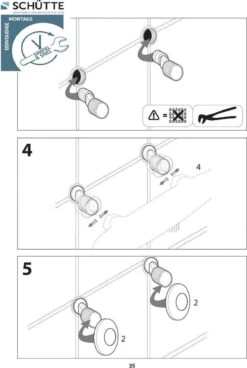 SCHÜTTE London Thermostatische Douchekraan - Hartafstand 150 Mm - Zwart Mat -Woonwinkel 805x1200