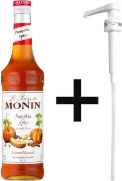 Monin Pumpkin Spice 70cl Koffiesiroop Met Doseer Pompje