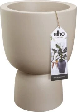 Elho Pure Coupe 35 - Bloempot Voor Binnen & Buiten - Ø 34.9 X H 49.0 Cm - Beige/Balanced Beige 34 Elho Pure Coupe 35 - Bloempot Voor Binnen & Buiten - Ø 34.9 X H 49.0 Cm - Beige/Balanced Beige -Woonwinkel 821x1200