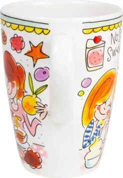 Blond Amsterdam Even Bijkletsen Beker XL 500 Ml - Mint Rand 10 Blond Amsterdam Even Bijkletsen Beker XL 500 Ml - Mint Rand -Woonwinkel 833x1200 1